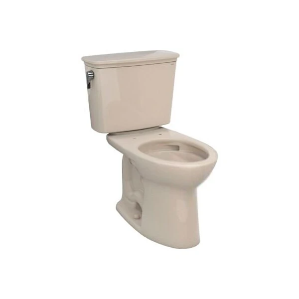 TOTO Drake II 1.28 GPF Elongated Bowl Toilet W/RH Flush, 17-1/4inWx28-1/2inDx30inH, Cotton 3 TOTO Drake II 1.28 GPF Elongated Bowl Toilet W/RH Flush, 17-1/4inWx28-1/2inDx30inH, Cotton
