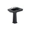 TOTO Single Hole Mount, 1 Hole Promenade 1Hole Lav, Ped Ebony, Ebony -TOTO Sales Store Grainger 584T07xx1xx47049a