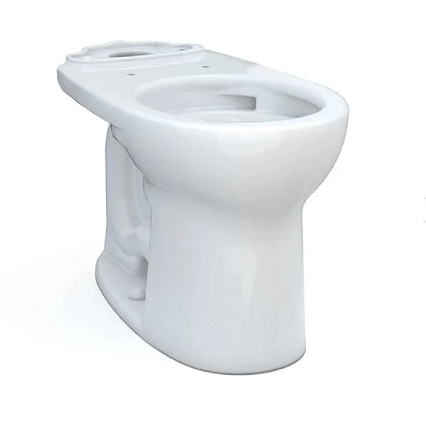 TOTO Drake Round Toilet Bowl Only With Cefiontect, Less Seat, Cotton 3 TOTO Drake Round Toilet Bowl Only With Cefiontect, Less Seat, Cotton