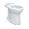 TOTO Drake Elongated Universal Toilet Bowl Only With Cefiontect, Washlet+ Ready, Less Seat, Cotton