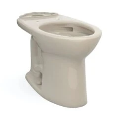 TOTO Drake Elongated Universal Height Toilet Bowl Only With Cefiontect, Less Seat, Bone