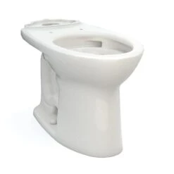 TOTO Drake Elongated Toilet Bowl Only With Cefiontect, Less Seat, Colonial White