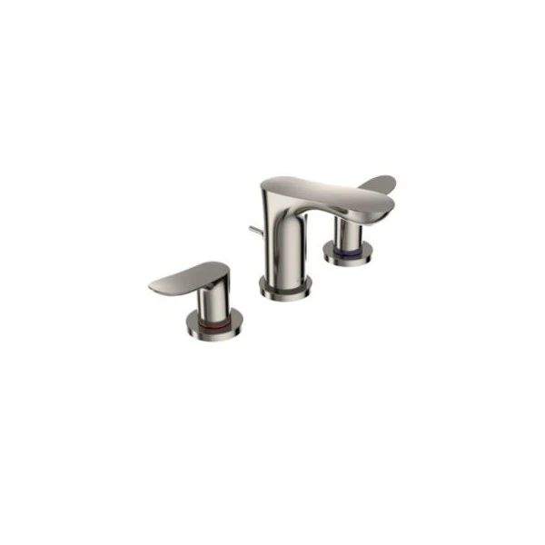 TOTO Faucet, Widespread Lav, Go 1.2 GPM Polished Nickel 3 TOTO Faucet, Widespread Lav, Go 1.2 GPM Polished Nickel
