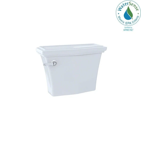 TOTO Aquia IV 1.28 And 0.8 GPF Dual Flush Toilet Tank Only Cotton White 3 TOTO Aquia IV 1.28 And 0.8 GPF Dual Flush Toilet Tank Only Cotton White