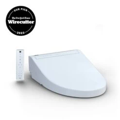 TOTO C5 TANK TYPE WASHLET ELONGATED STANDARD REMOTE COTTON