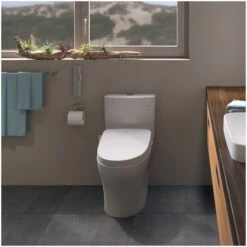 TOTO Aquia IV One-Piece Elongated Dual Flush 1.28 And 0.9 GPF Cotton White -TOTO Sales Store HM20Wallace20Inc totoxxcst646cemfgnat40xxalternatexximagexx12xx9b98e3