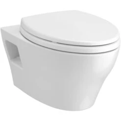 TOTO EP ELONGATED WALLHUNG BOWL COTTON 1.28