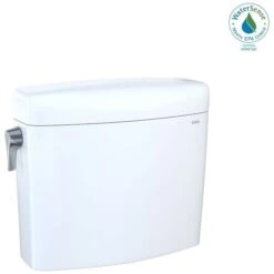 TOTO Aquia IV Cube Dual Flush 1.28 And 0.9 GPF Toilet Tank Only Cotton White