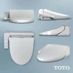 TOTO WASHLET A2 Electronic Bidet Toilet Seat With Heated Seat And SoftClose Lid, Elongated Cotton White -TOTO Sales Store HM20Wallace20Inc totoxxsw3004xxalternatexximagexx179xx5b3ea4
