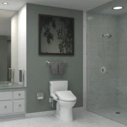 TOTO WASHLET A2 Electronic Bidet Toilet Seat With Heated Seat And SoftClose Lid, Elongated Cotton White -TOTO Sales Store HM20Wallace20Inc totoxxsw3004xxalternatexximagexx180xxd4b988