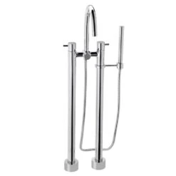 TOTO - TB100DF#CP - Two-Handle Freestanding Tub Filler, Polished Chrome