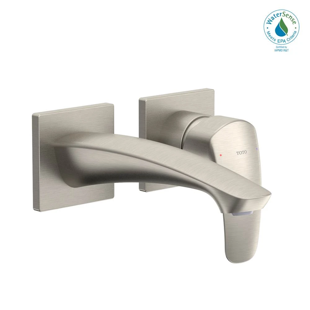 TOTO - TLG09307U#BN - Toto® Gm 1.2 Gpm Wall-Mount Single-Handle Bathroom Faucet With Comfort Glide Technology, Brushed Nickel 3 TOTO - TLG09307U#BN - Toto® Gm 1.2 Gpm Wall-Mount Single-Handle Bathroom Faucet With Comfort Glide Technology, Brushed Nickel
