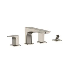 TOTO - TBG07202U#BN - Toto® Ge Two-Handle Deck-Mount Roman Tub Filler Trim With Handshower, Brushed Nickel