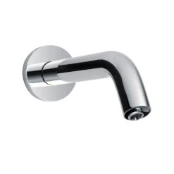TOTO - TEL133-D20EM#CP - Toto® Helix Wall-Mount Ecopower® 0.35 Gpm Electronic Touchless Sensor Bathroom Faucet With Mixing Valve, Polished Chrome