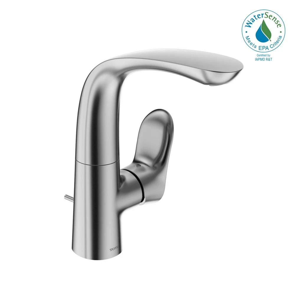 TOTO - TLG01309U#CP - Toto® Go 1.2 Gpm Single Side-Handle Bathroom Sink Faucet With Comfort Glide Technology And Drain Assembly, Polished Chrome 3 TOTO - TLG01309U#CP - Toto® Go 1.2 Gpm Single Side-Handle Bathroom Sink Faucet With Comfort Glide Technology And Drain Assembly, Polished Chrome