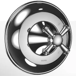 TOTO - TS220P#BN - Trim Vivian Pressure Balance Cross Handle