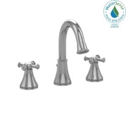 TOTO - TL220DDH12#CP - Toto® Vivian Alta® Two Cross Handle Widespread 1.2 Gpm Bathroom Sink Faucet, Polished Chrome