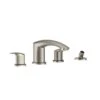 TOTO - TBG09202U#BN - Toto® Gm Two-Handle Deck-Mount Roman Tub Filler Trim With Handshower, Brushed Nickel