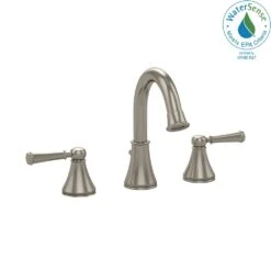 TOTO - TL220DD1H12#BN - Toto® Vivian Alta® Two Handle Widespread 1.2 Gpm Bathroom Sink Faucet, Brushed Nickel