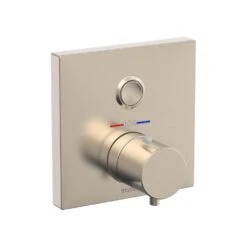 TOTO - TBV02405U#BN - Toto® Square Thermostatic Mixing Valve With One-Function Shower Trim, Brushed Nickel