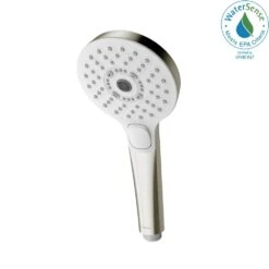 TOTO - TBW01011U4#BN - Toto® G Series 1.75 Gpm Multifunction 4 Inch Round Handshower With Active Wave, Comfort Wave, And Warm Spa, Brushed Nickel