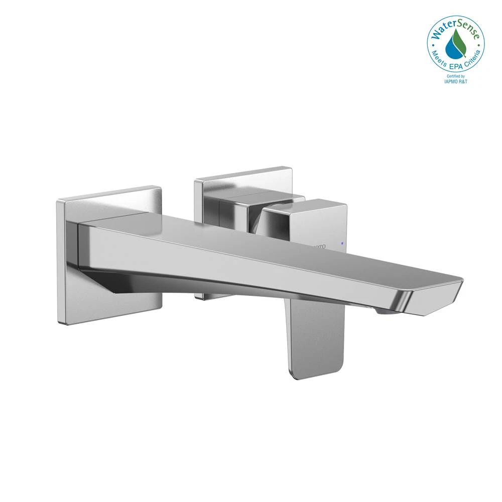 TOTO - TLG07308U#CP - Toto® Ge 1.2 Gpm Wall-Mount Single-Handle Long Bathroom Faucet With Comfort Glide Technology, Polished Chrome 3 TOTO - TLG07308U#CP - Toto® Ge 1.2 Gpm Wall-Mount Single-Handle Long Bathroom Faucet With Comfort Glide Technology, Polished Chrome