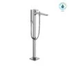 TOTO - TBG07306U#CP - Toto® Ge Single-Handle Free Standing Tub Filler With Handshower, Polished Chrome -TOTO Sales Store TOT YVXJ3AKMAI4JTRX4K192