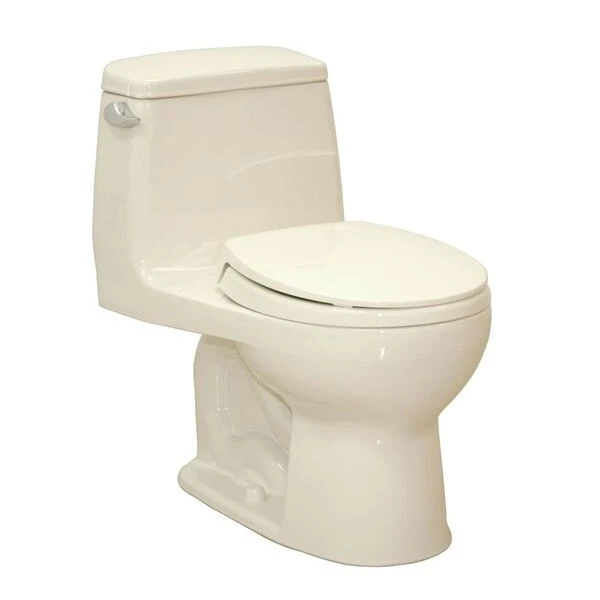 TOTO Tank Toilet, 1.6 Gpf, G-Max, Floor Mount, Round, Bone 3 TOTO Tank Toilet, 1.6 Gpf, G-Max, Floor Mount, Round, Bone