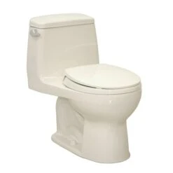 TOTO Tank Toilet, 1.6 Gpf, Power Gravity, Floor Mount, Round, Sedona Beige