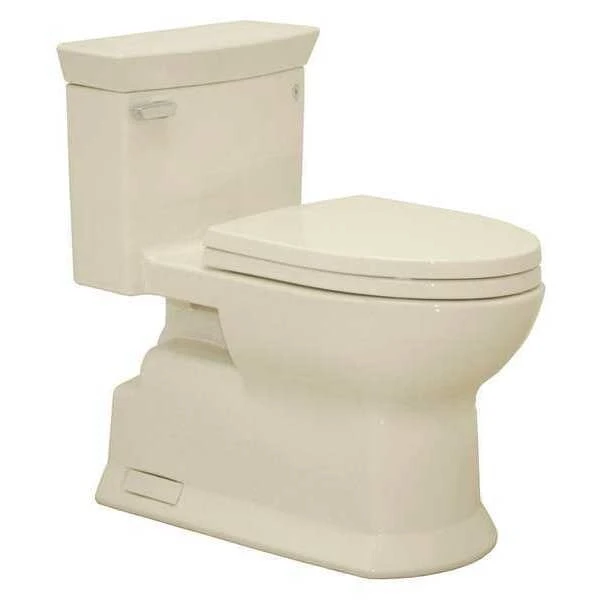 TOTO Tank Toilet, 1.28 Gpf, Tornado Flush, Floor Mount, Elongated, Bone 3 TOTO Tank Toilet, 1.28 Gpf, Tornado Flush, Floor Mount, Elongated, Bone
