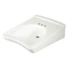 TOTO White Bathroom Sink, Vitreous China, Wall Mount Bowl Size 15" -TOTO Sales Store Z xGLzjcpEx