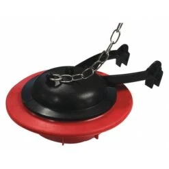 TOTO Toilet Flapper, Rubber, Red/Black, 3"