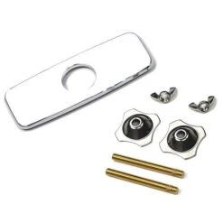 TOTO Cover Plate, 4" Size, Polished Chrome