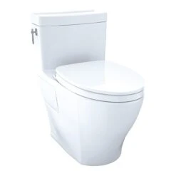 TOTO Toilet, 1.28 Gpf, Tornado Flush, Floor Mount, Elongated, Cotton