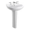 TOTO Lavatory And Pedestal W/Sngl Hole, White -TOTO Sales Store Z2rx9ykcpIx