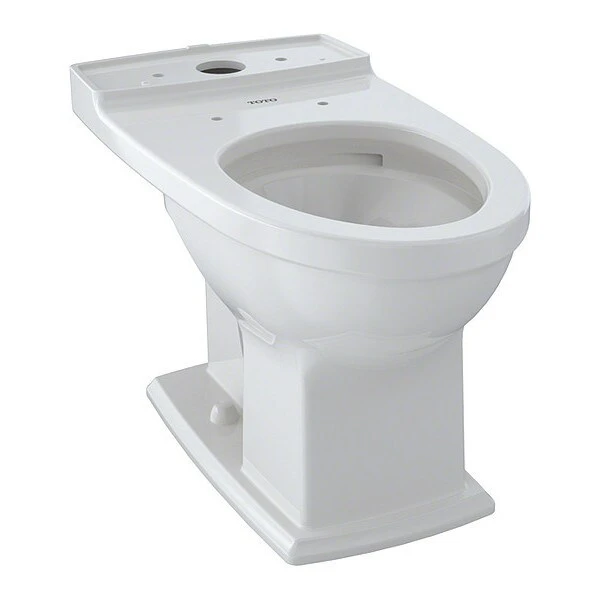 TOTO Toilet Bowl, 0.9/1.28 Gpf, Dual Flush, Floor Mount, Elongated, Colonial White 3 TOTO Toilet Bowl, 0.9/1.28 Gpf, Dual Flush, Floor Mount, Elongated, Colonial White