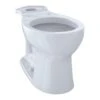 TOTO Toilet Bowl, 1.28 Gpf, Floor Mount, Round, Cotton