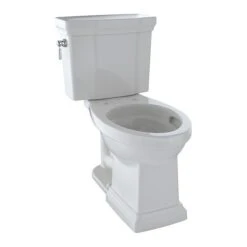 TOTO Toilet, 1.0 Gpf, Tornado, Floor Mount, Elongated, Colonial White