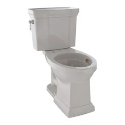 TOTO Toilet, 1.28 Gpf, Tornado Flush, Floor Mount, Elongated, Sedona Beige