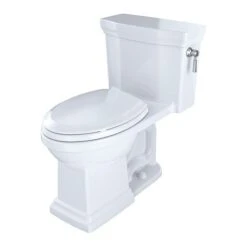 TOTO Toilet, 1.0 Gpf, Tornado Flush, Floor Mount, Elongated, Cotton