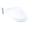 TOTO Toilet Seat, Cotton White, With Cover, Plastic, Elongated -TOTO Sales Store Z2rxKwncpIx