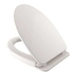 TOTO Toilet Seat, Elongated, Colonial, With Cover, Polypropylene, Elongated