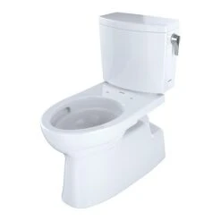 TOTO Toilet Bowl, 1.0 Gpf, Tornado Flush, Floor Mount, Elongated, Cotton
