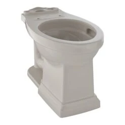 TOTO Toilet Bowl, 1.0 Gpf, Tornado, Floor Mount, Elongated, Bone