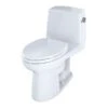 TOTO One Piece, Ultramax Het, ADA, Right Trip L, 1.28 Gpf, E-Max, Floor Mount, Elongated, Cotton -TOTO Sales Store Z2stH0lcpIx