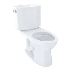 TOTO Bowl And Tank, 1.28 Gpf, Tornado Flush, Floor Mount, Elongated, Cotton