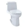 TOTO Toilet, 1.6 Gpf, Power Gravity, Floor Mount, Elongated, Cotton