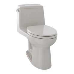 TOTO Toilet, 1.6 Gpf, Power Gravity, Floor Mount, Elongated, Sedona Beige