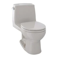 TOTO Toilet, 1.6 Gpf, Power Gravity, Floor Mount, Round, Sedona Beige