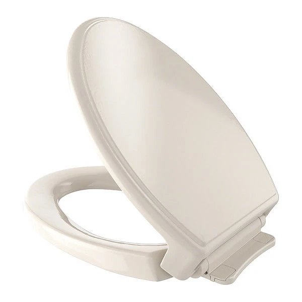TOTO Seat, Elongated Trad, Soft Close, Bone, With Cover, Polypropylene, Bone 3 TOTO Seat, Elongated Trad, Soft Close, Bone, With Cover, Polypropylene, Bone